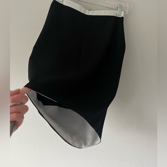 || ZARA PENCIL SKIRT || ASYMMETRICAL || COLOR BLOCK || - Picture 3 of 4